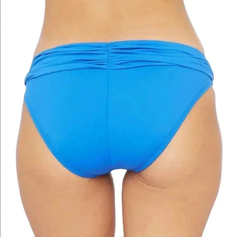 La Blanca Island Goddess Banded Hipster Swimsuit Bottom Size 16 - Picture 2 of 6